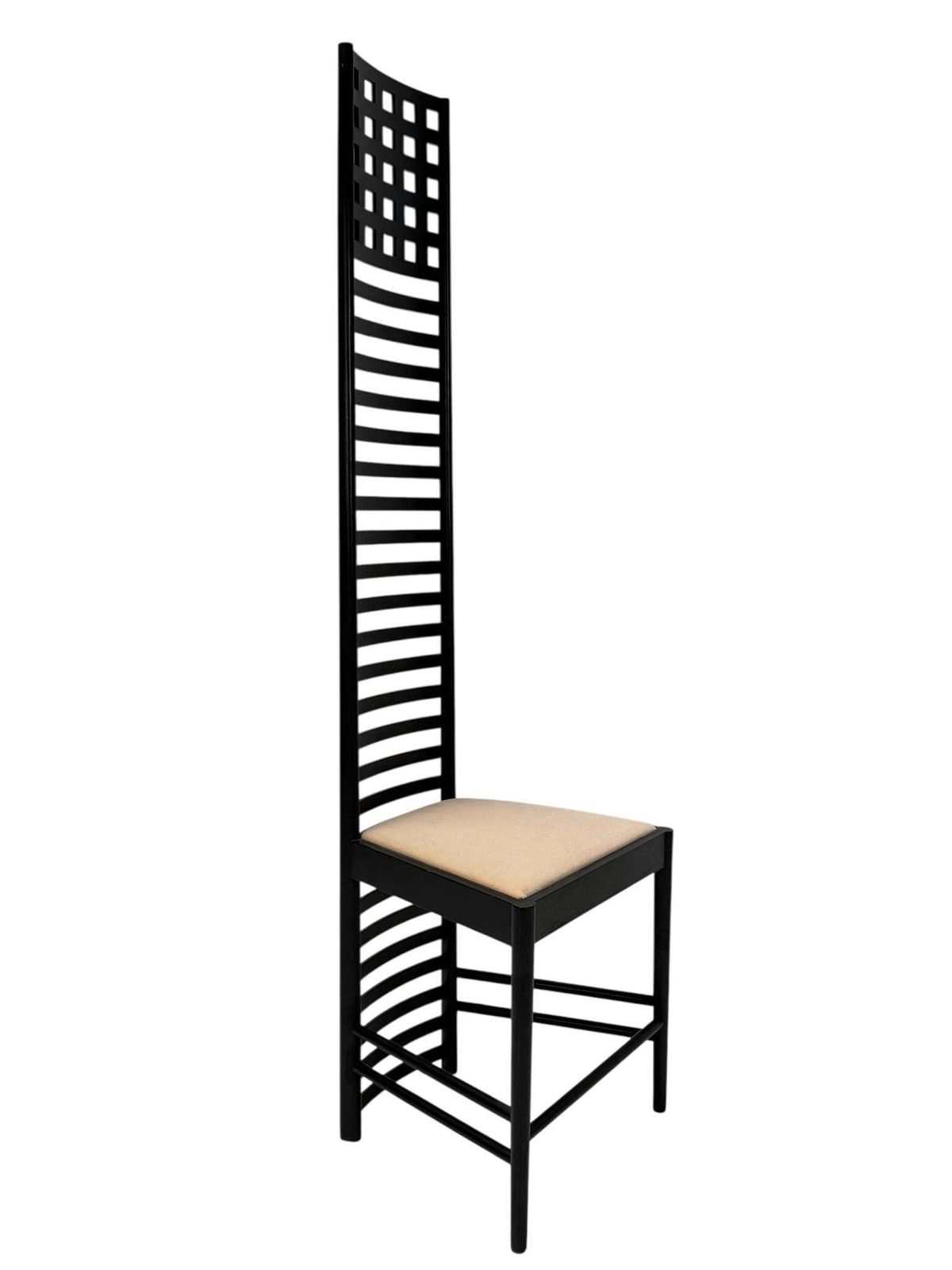 1980s Hill House 1 Chair By Charles Rennie Mackintosh For Cassina Italy photo vinterior