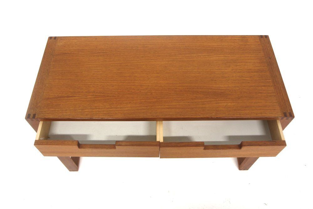 Console scandinave en teck, Suède, années 1960 photo Mobilier
