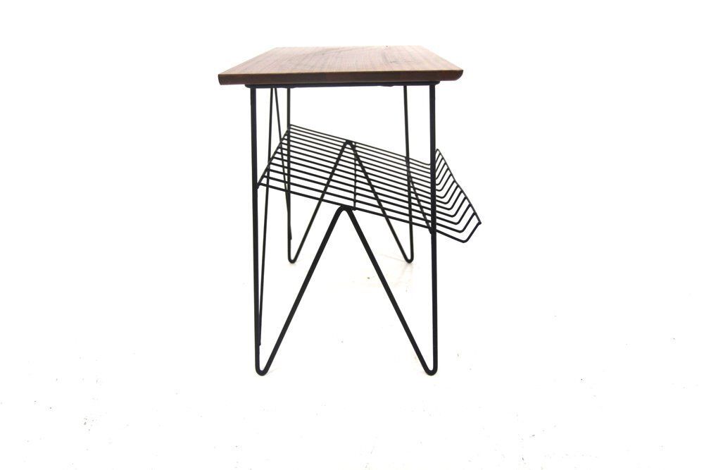 Table d'appoint Stringbord en teck, Suède, 1950 photo furniture