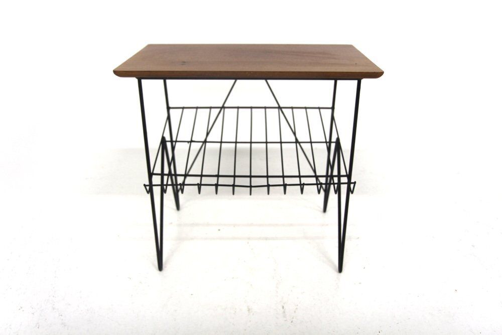 Table d'appoint Stringbord en teck, Suède, 1950 photo for sale