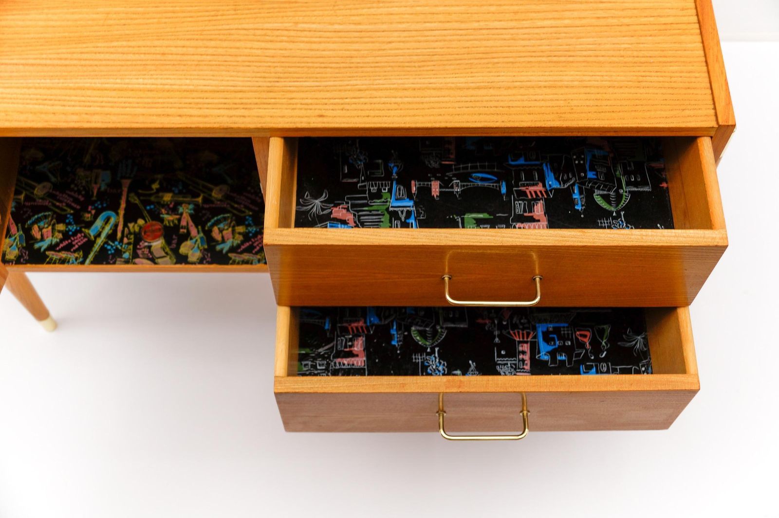 photo vintage Lovely Mid Century Modern Commode By Verralux, 1950s Germany