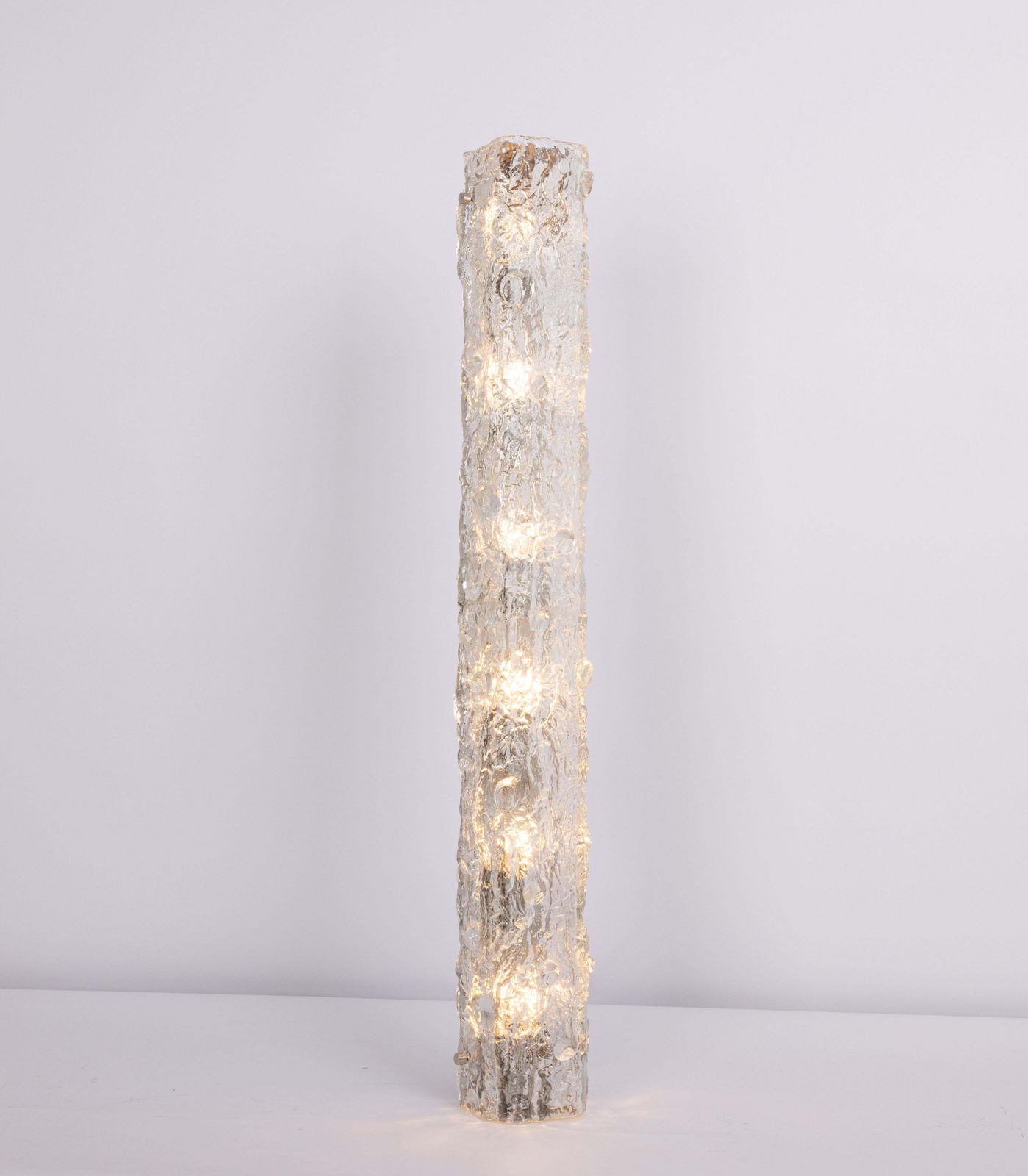 Single Large Murano Glass Sconce By Kaiser, Germany, 1970s photo Lighting
