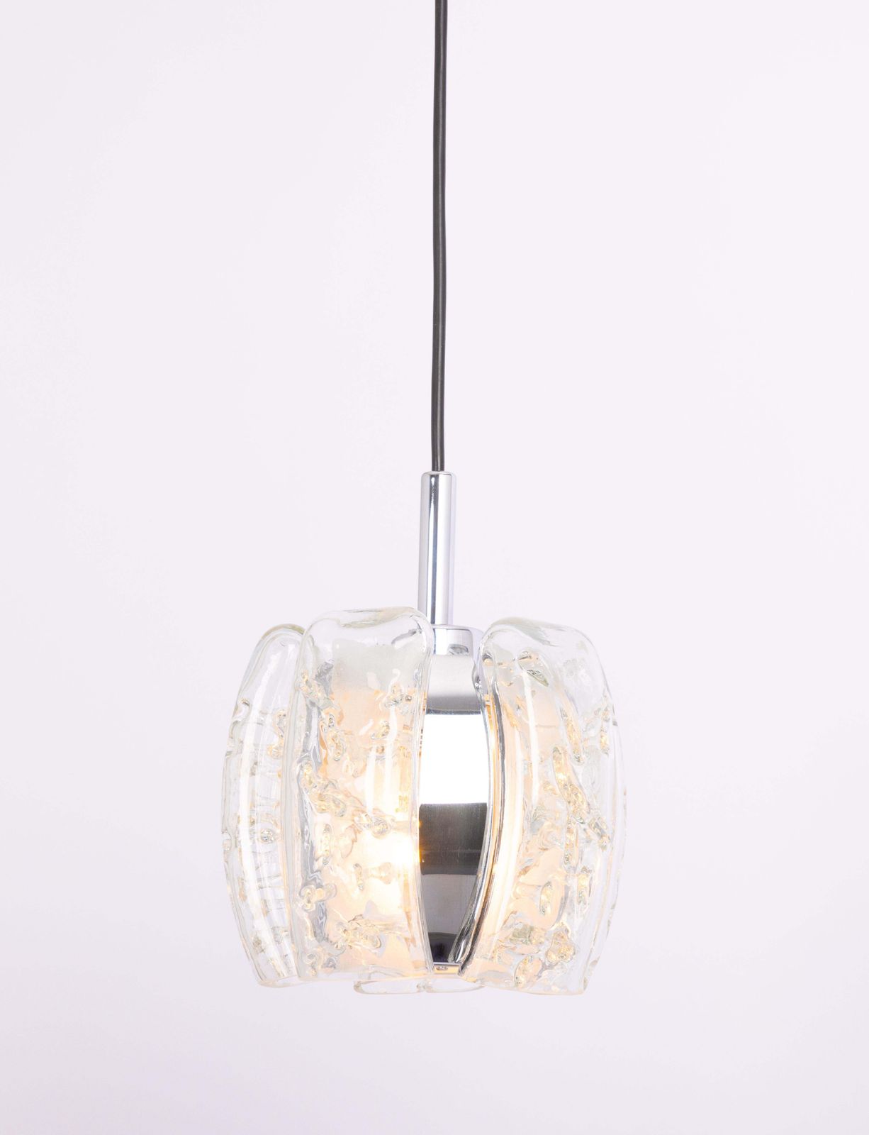 1 van 5 kleine Murano buisvormige hanglampen van Doria, jaren 1970 photo 374.0