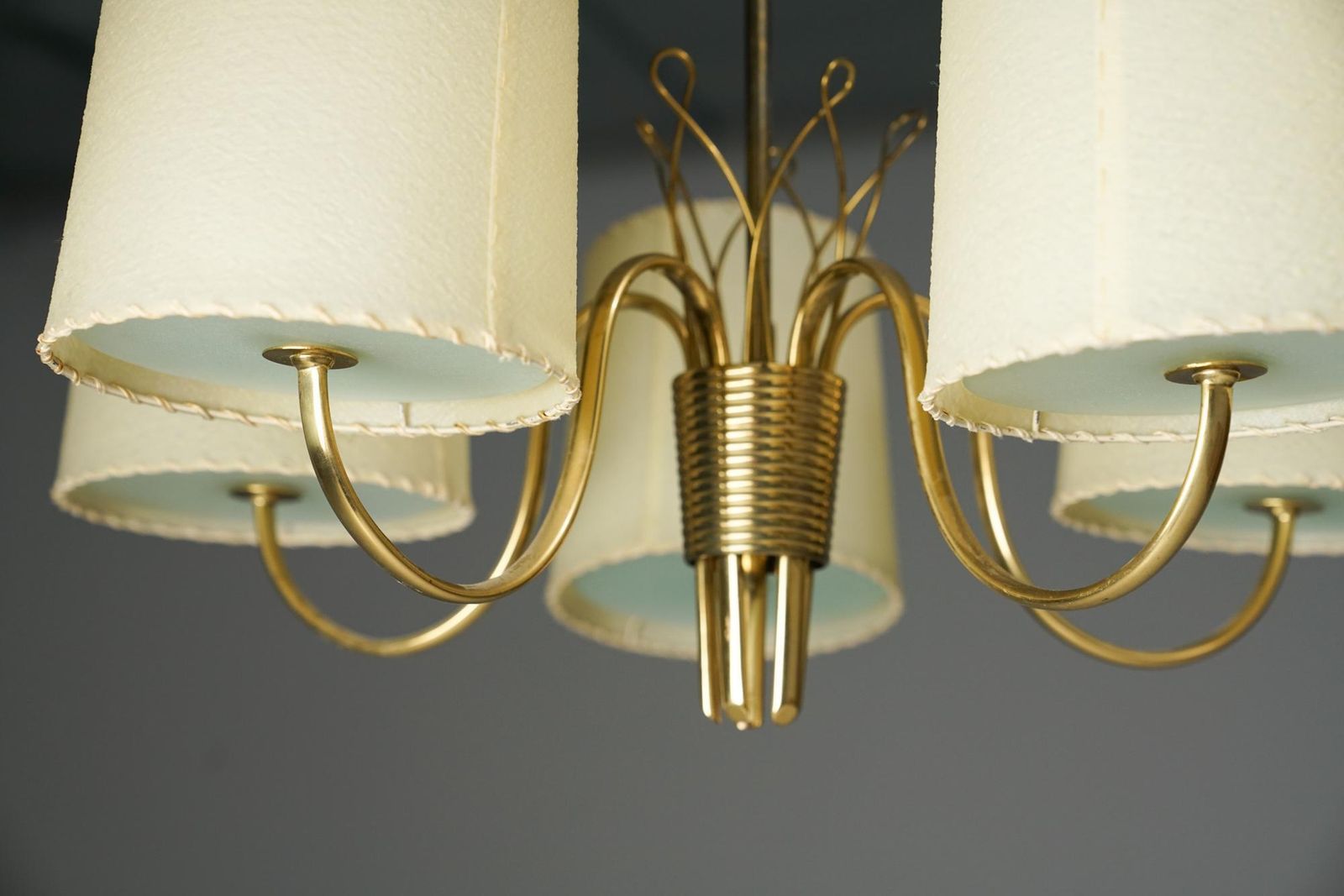 Model 9031 Scandinavian Modern Pendant By Paavo Tynell For Taito Oy, 1940/1950s photo vinterior