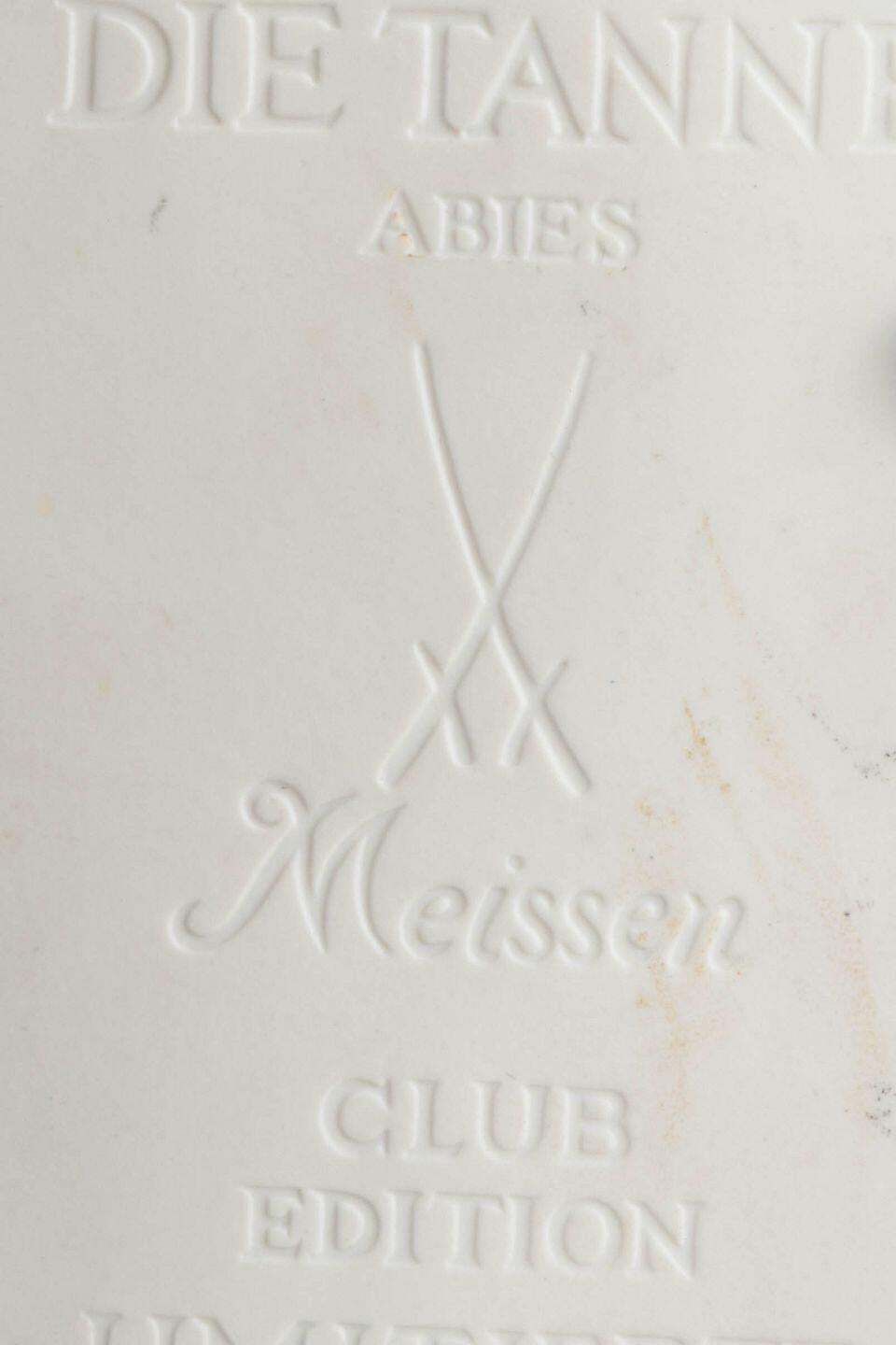 Meissen. Relief Plaque In White Biscuit Porcelain With Motif Of Trees. 1970s photo Art