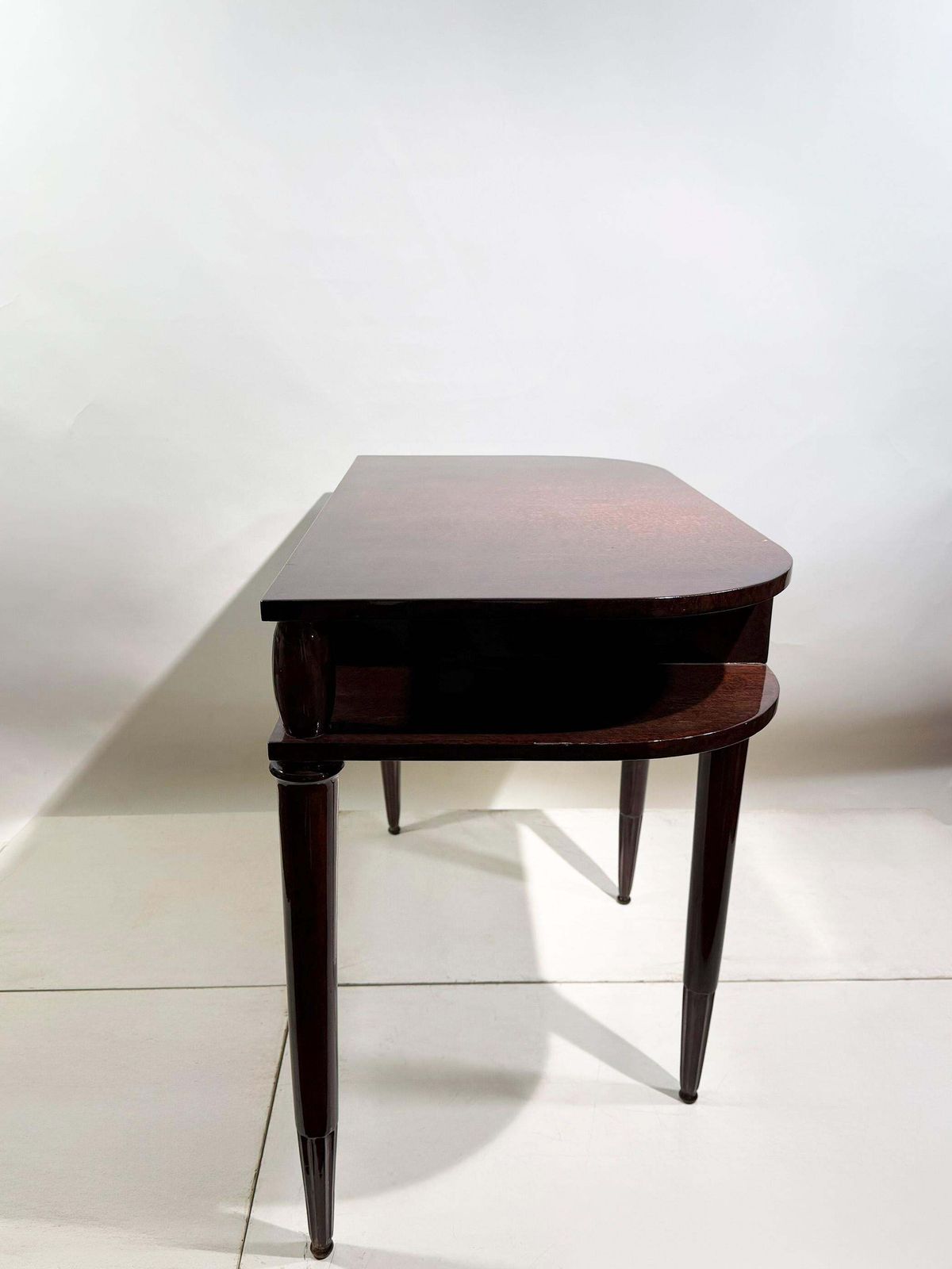 Art Deco Writing Desk With Fluted Legs, Circa 1940s, France photo Furniture