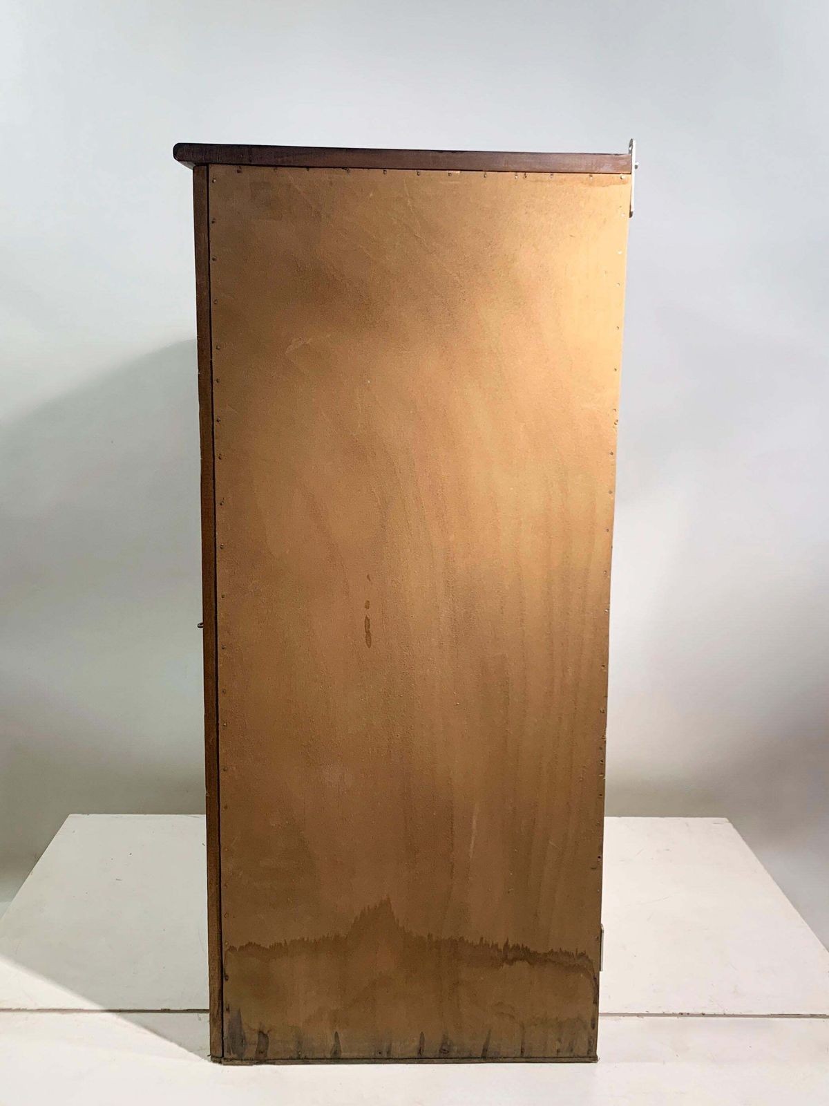 photo vintage Set Of 2 Mid Century Modern Curved Glass Corner, Circa 1960's