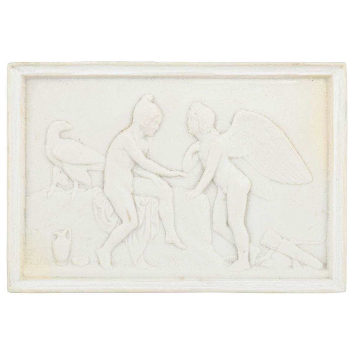 Royal Copenhagen, Denmark. Biscuit Wall Relief After B. Thorvaldsen, 1870s.