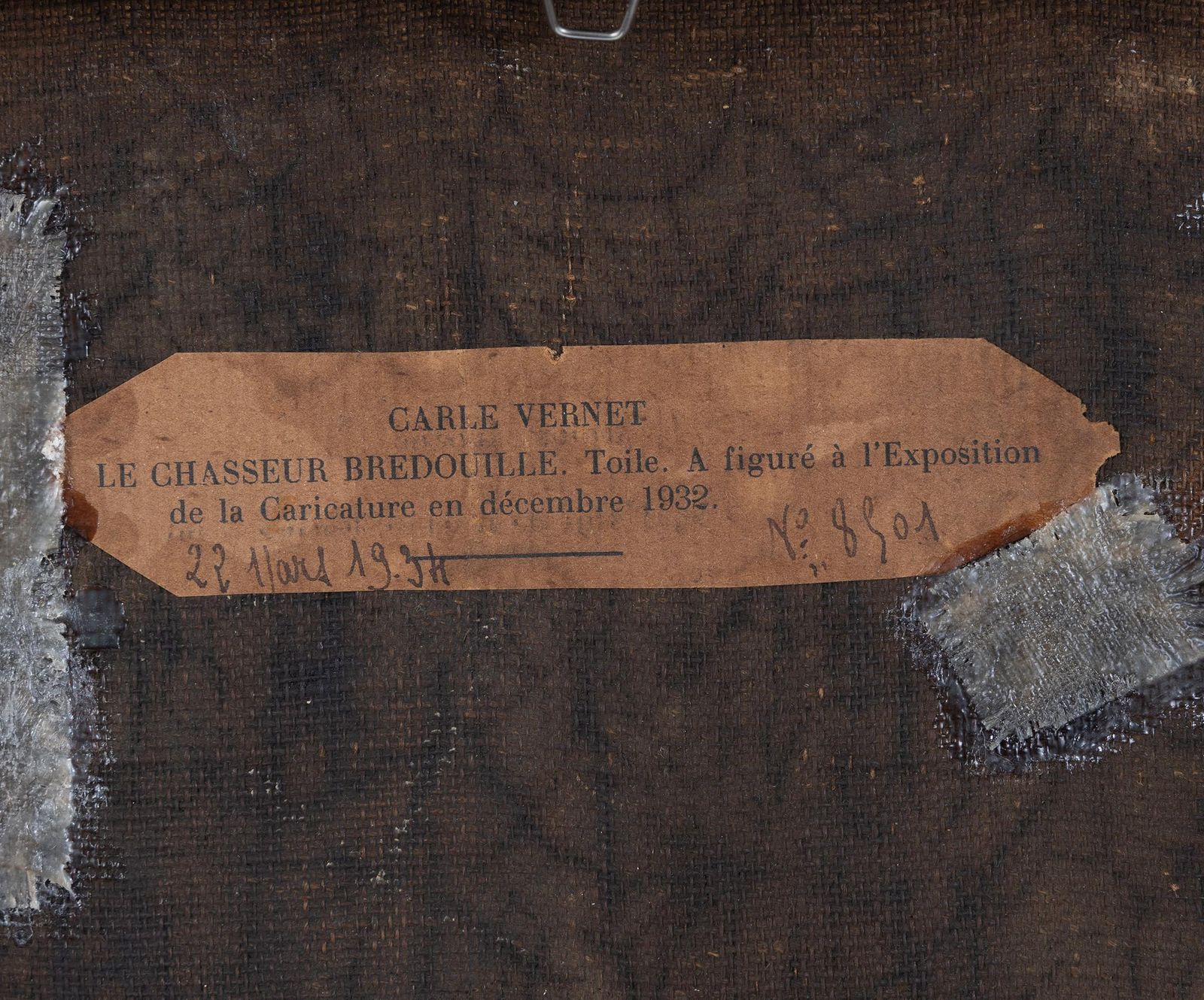 Attribué à Carle Vernet (1758-1836), peinture française à l'huile sur toile, Le chasseur bredouille photo vinterior