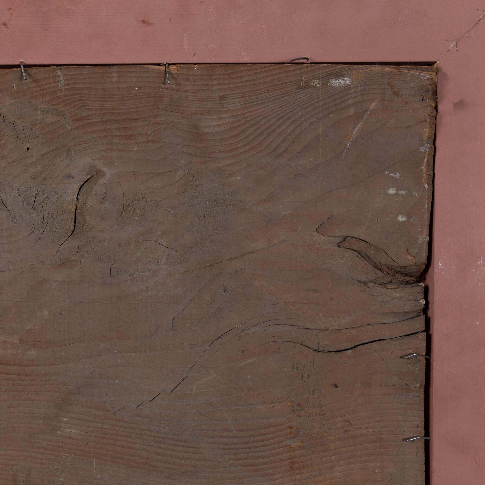 photo furniture Antique 19th Century French Still Life – Peaches & Grapes, Oil On Oak Panel