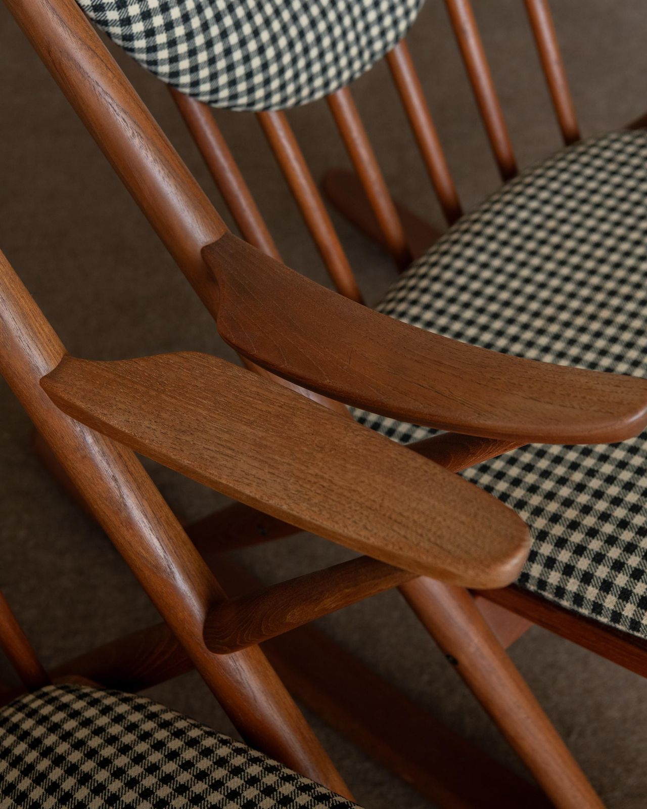 1480.0 Vintage Danish Teak Rocking Chair Model 182 By Frank Reenskaug For Bramin, 1950s photo