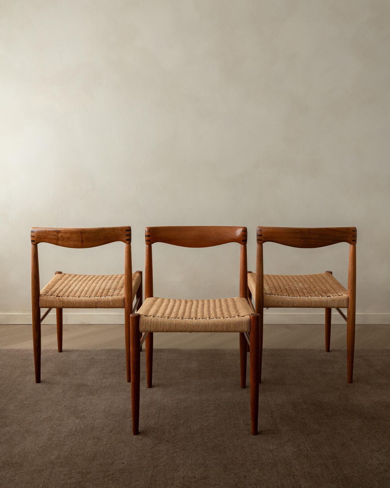 Vintage Danish Teak Dining Chairs By H.W. Klein For Bramin, 1960s, Set Of 3 photo Furniture