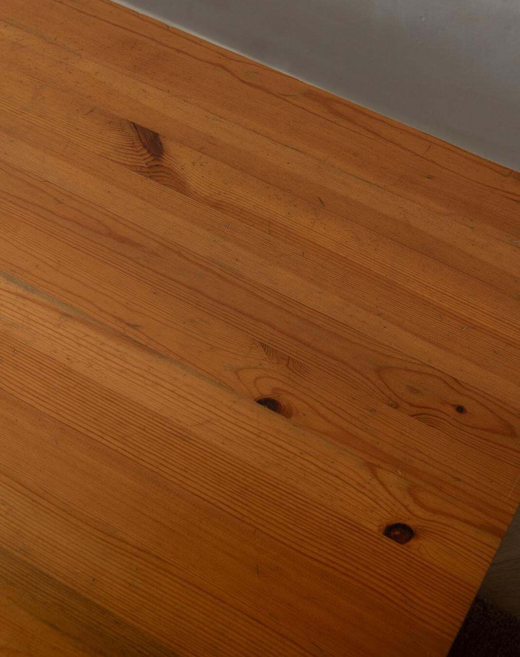 photo vinterior Dymling Pine Coffee Table By Yngve Ekström For Swedese Swedish Brutalist 1970s