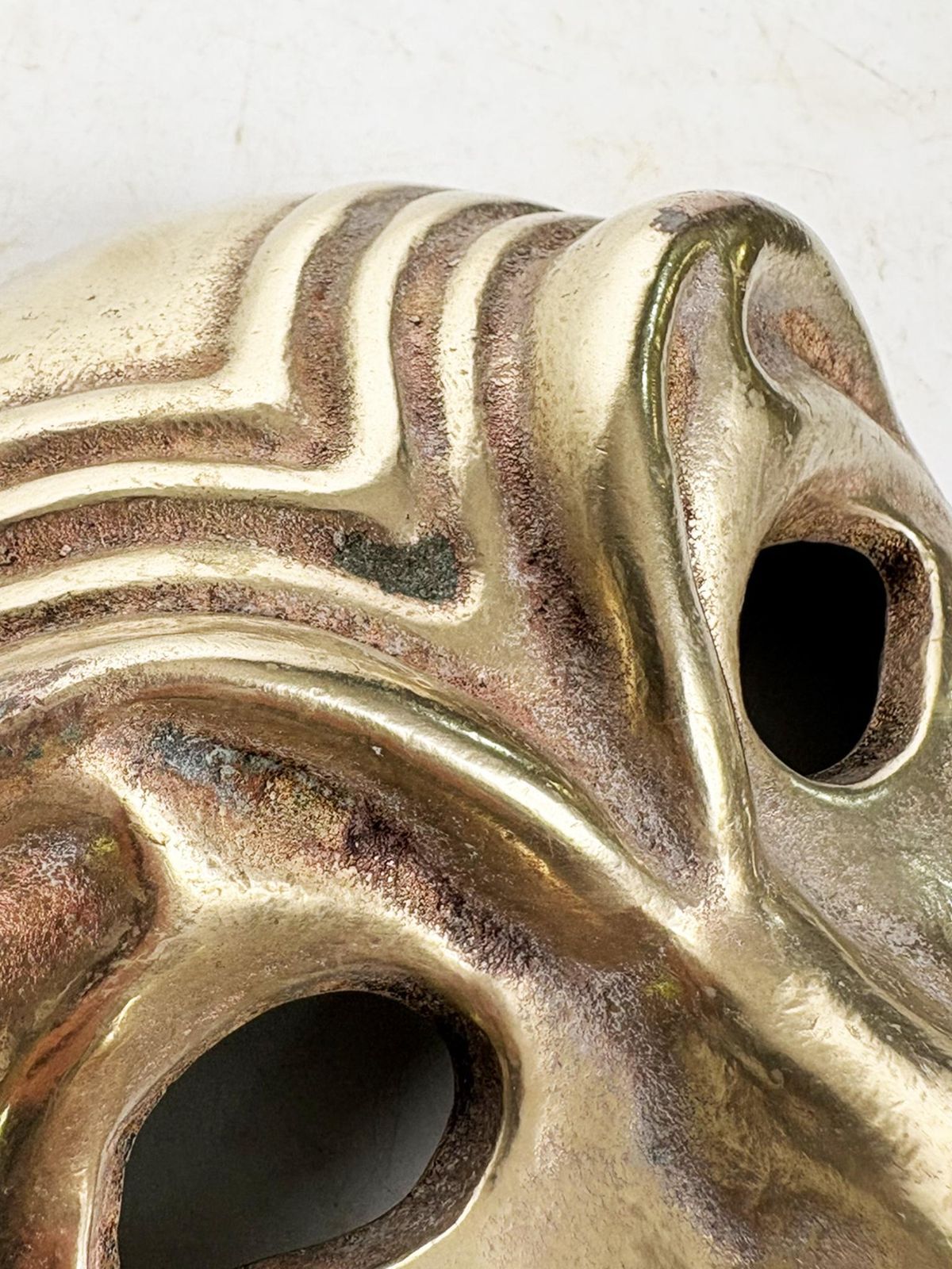 Brass Mask, Sculpture, France, 1960 photo 392.0