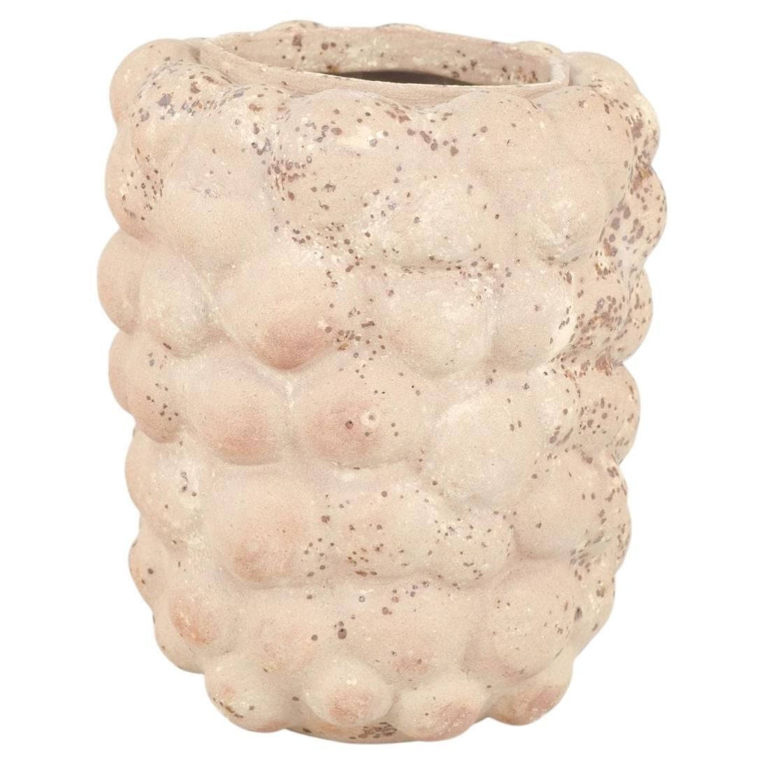 Christina Muff, Contemporary Danish Ceramic Artist. Bubble Shaped Vessel. 2024
