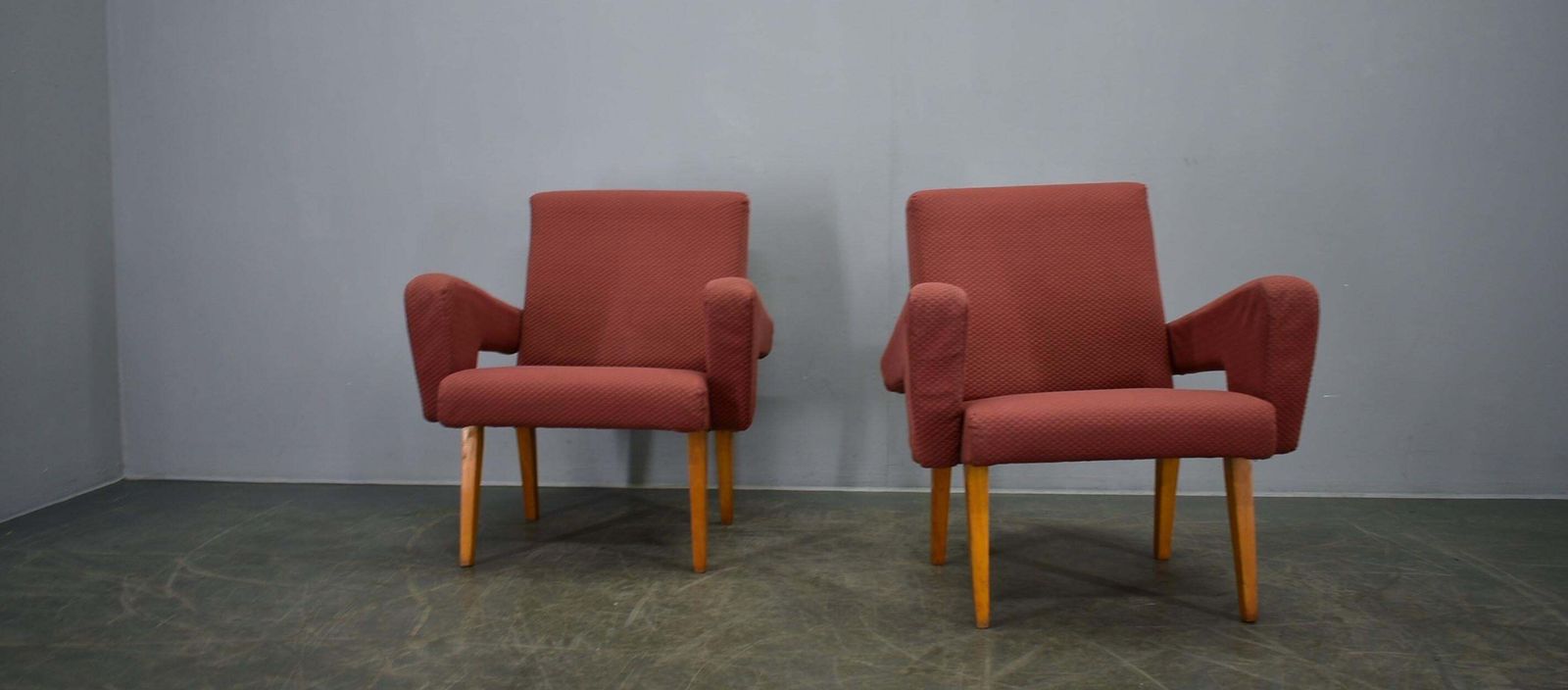 Paar Vintage Fauteuils, Tsjecho-Slowakije, jaren 1960 photo for sale