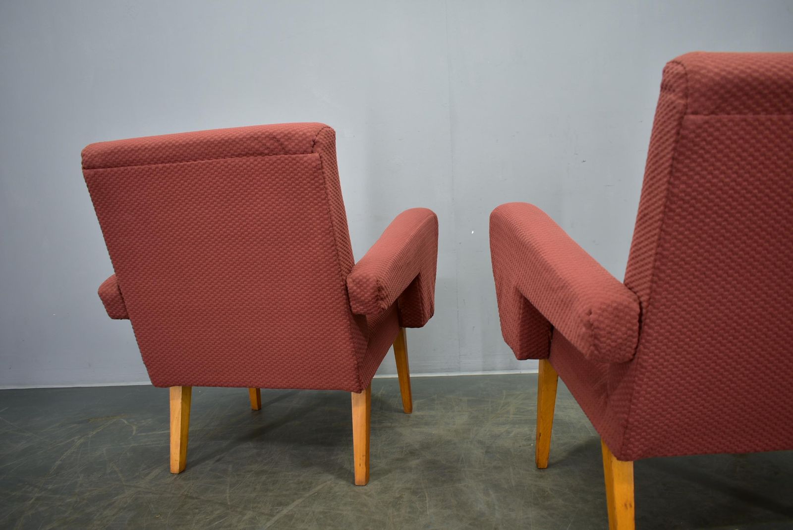 925.0 Paire de fauteuils vintage, Tchécoslovaquie, années 1960 photo