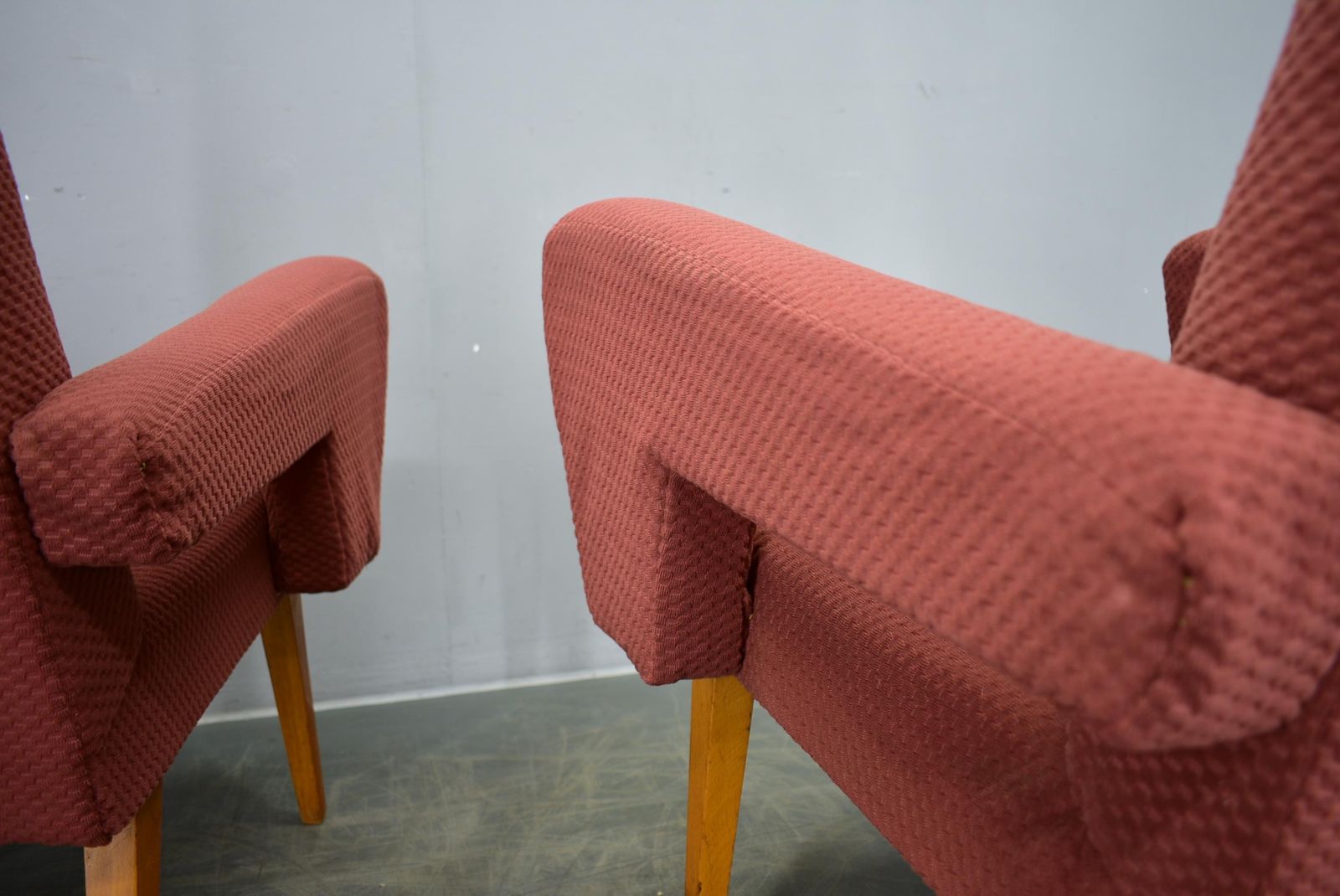 photo vinterior Paar Vintage Fauteuils, Tsjecho-Slowakije, jaren 1960