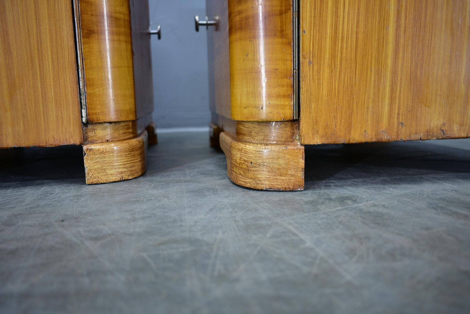 photo vintage Paire de tables de chevet Art déco, Tchécoslovaquie, 1937