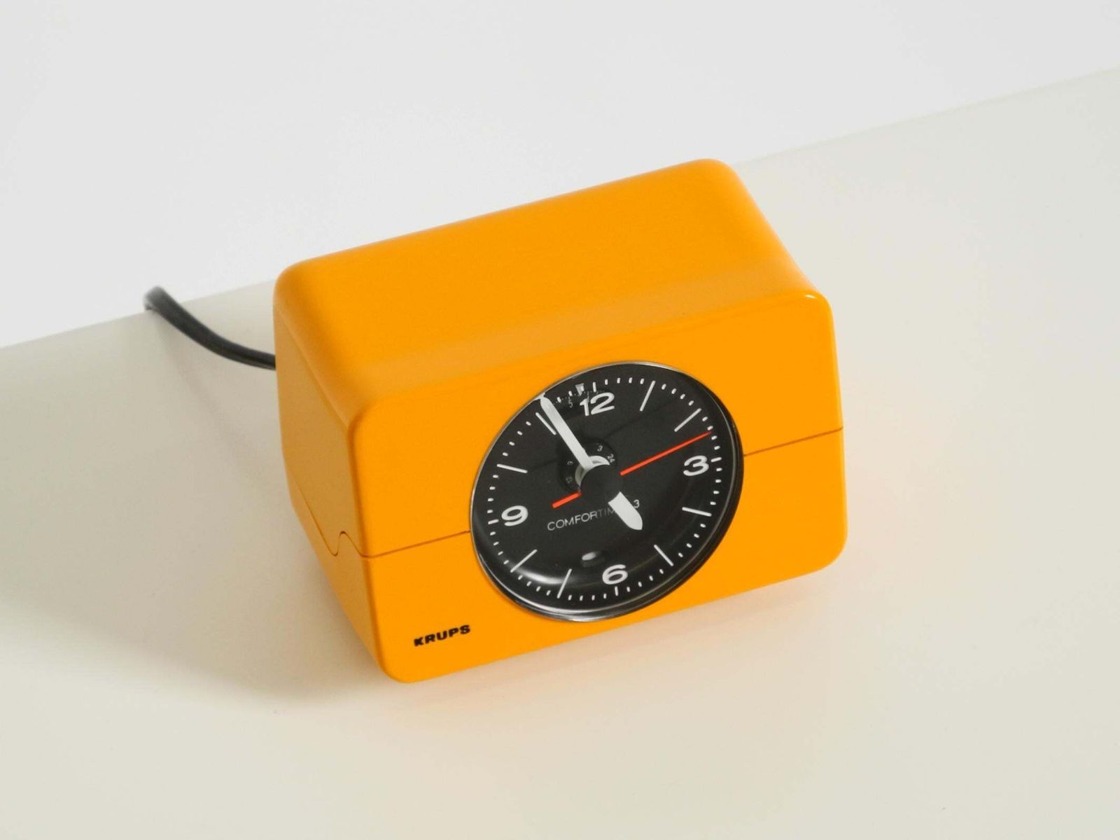 photo furniture 1970s Table Clock And Alarm Clock Comfortime 3 By Krups In Very Good Condition
