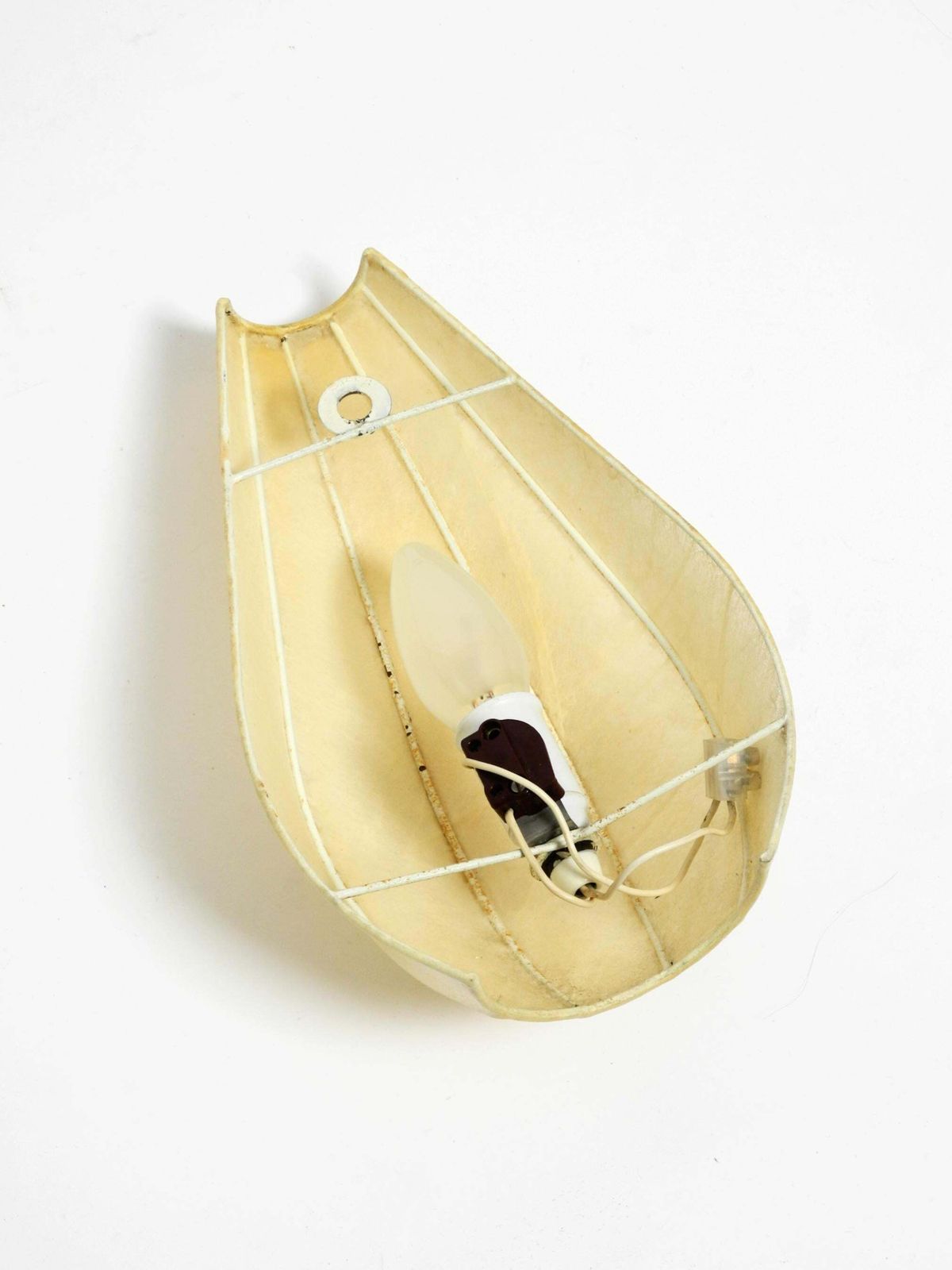 Beautiful 1960s Cocoon Wall Lamp With Pull Switch photo buy