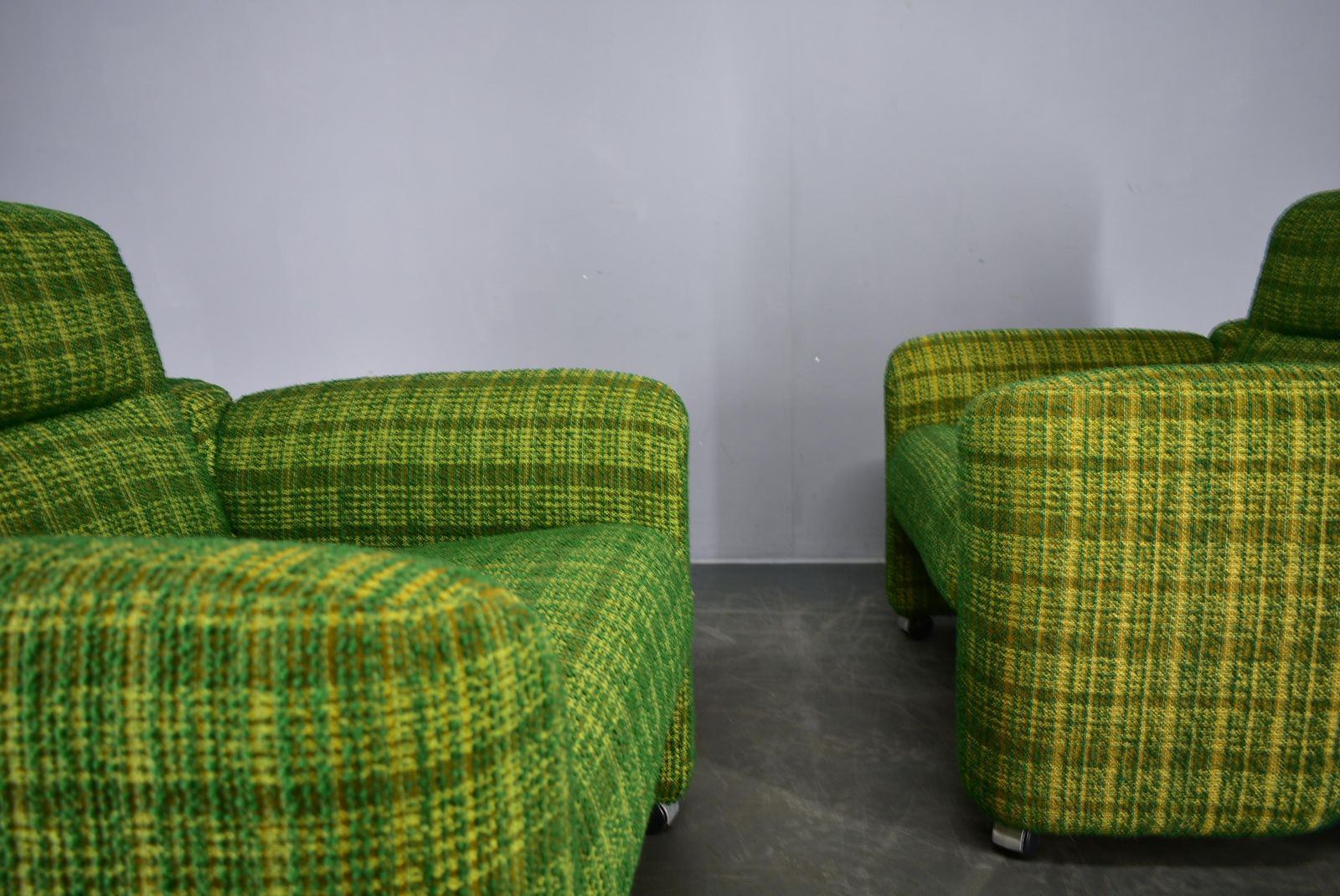 1970s , Pair Of Mid Century Modern Armchairs , Italy photo Furniture