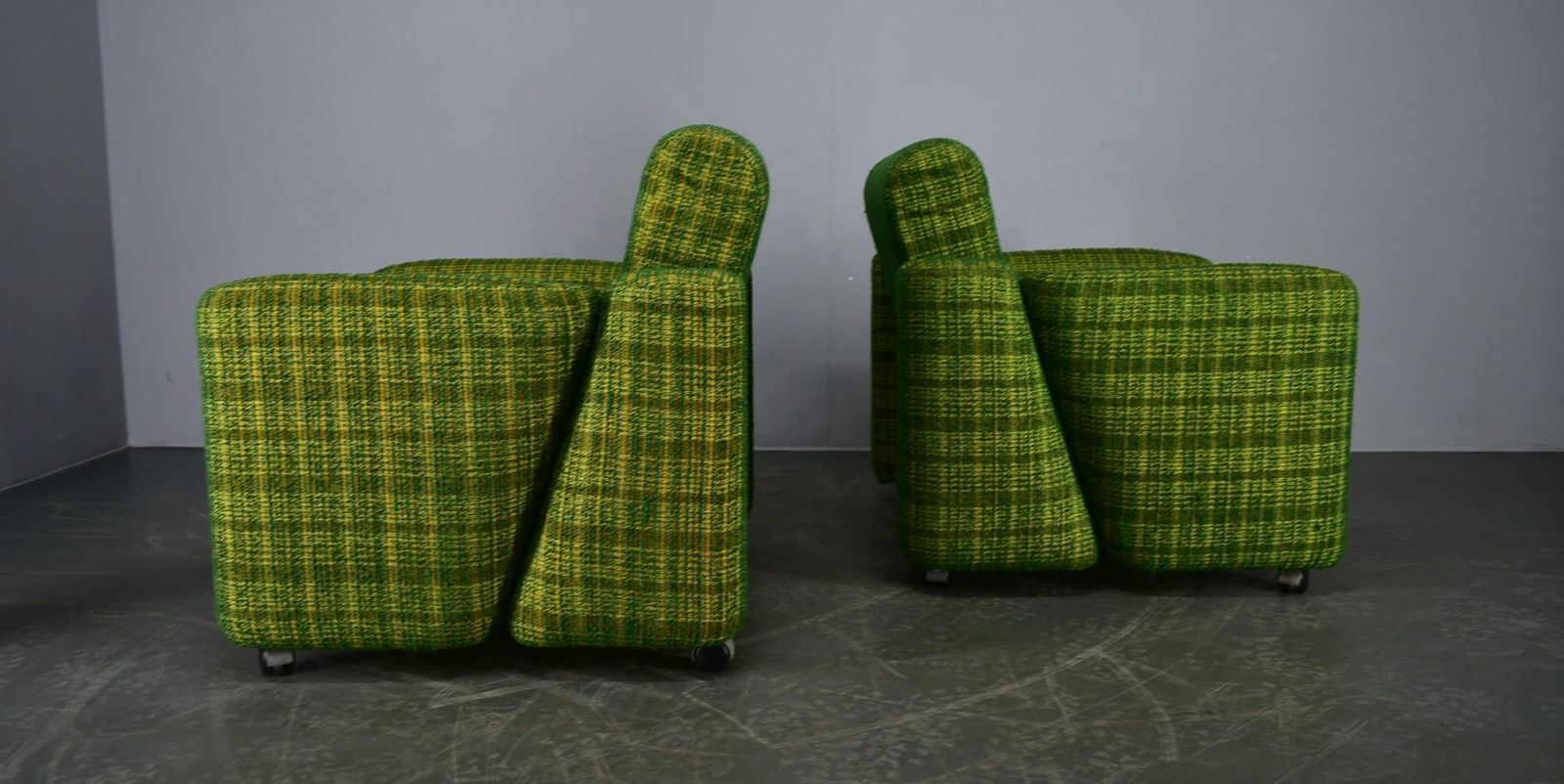 1970s , Pair Of Mid Century Modern Armchairs , Italy photo 1102.0