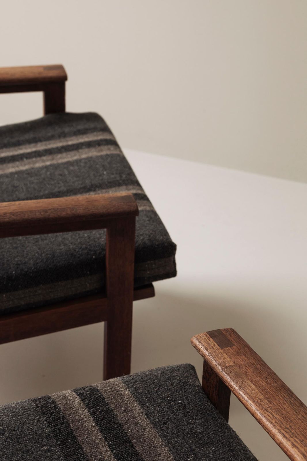 Set Of Two Easy Chairs Designed By Illum Wikkelsø For N. Eilersen, Denmark 1959. photo vintage