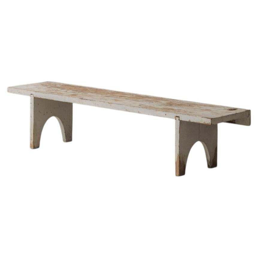 Verweerde Zweedse bank met patina, ca. jaren 1950. photo furniture