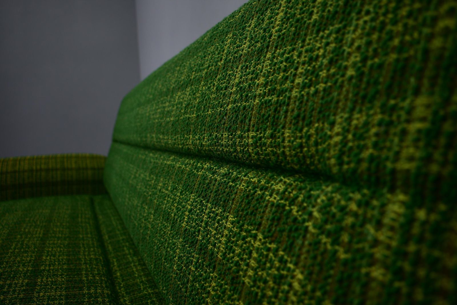 1124.0 1970s Green 3 Seater Sofa/Bed, Italy photo