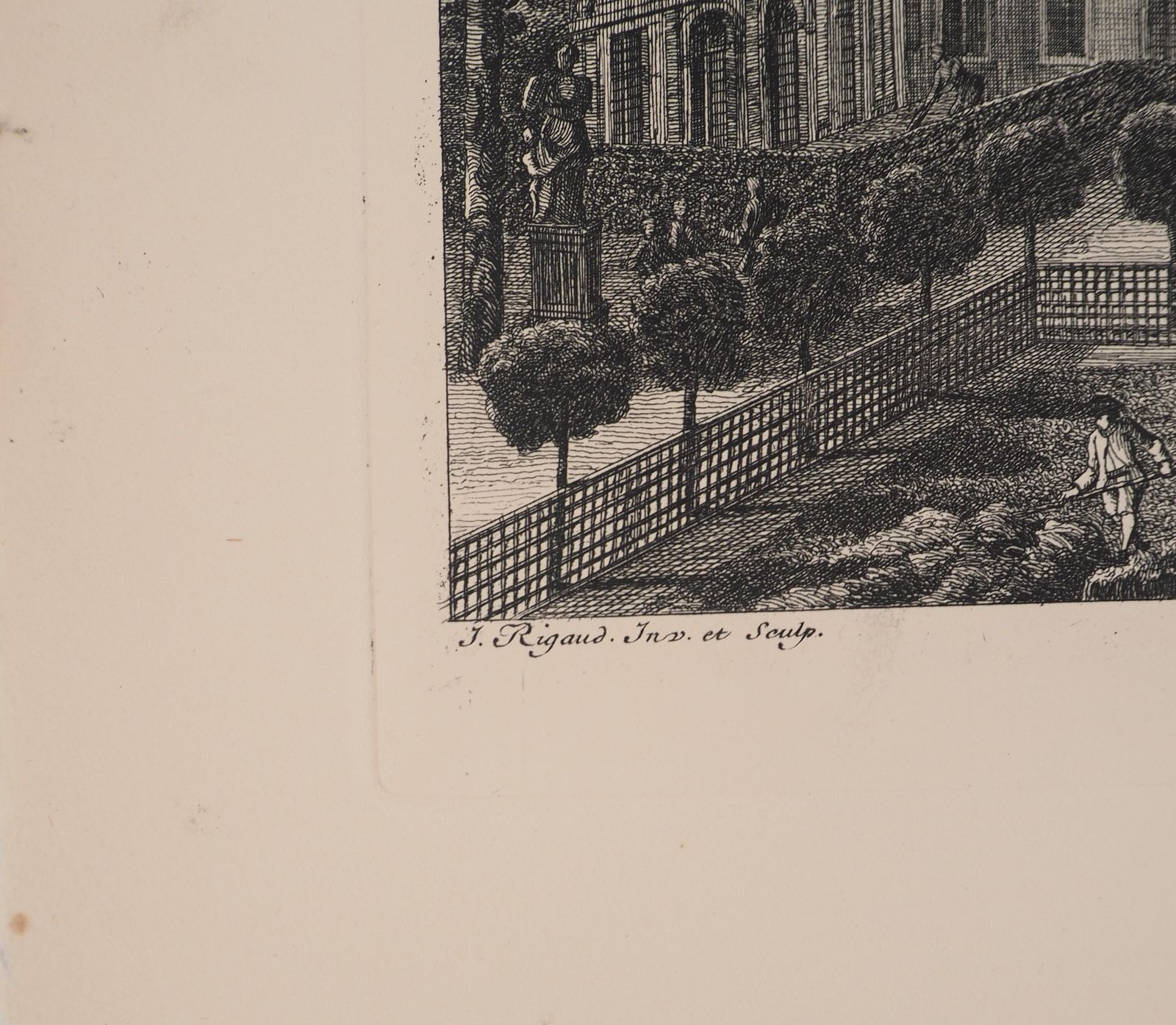 Life At The Royal Court   Original Etching, Signed photo furniture