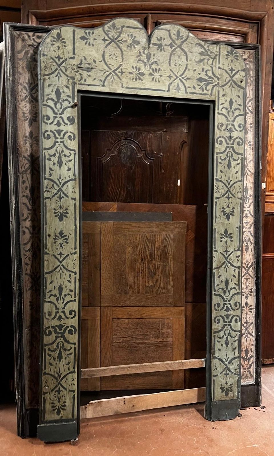 Lacquered Wood Portal, Italy photo for sale