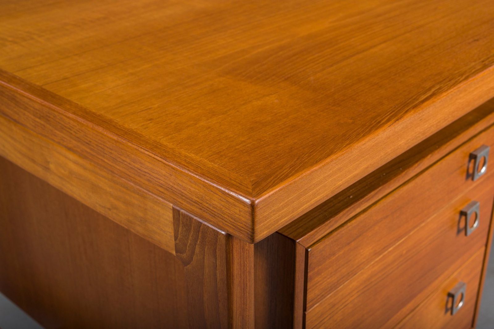 3134.0 Danish Modern Executive Teak Desk By Arne Vodder For H.P. Hansen, 1960s photo