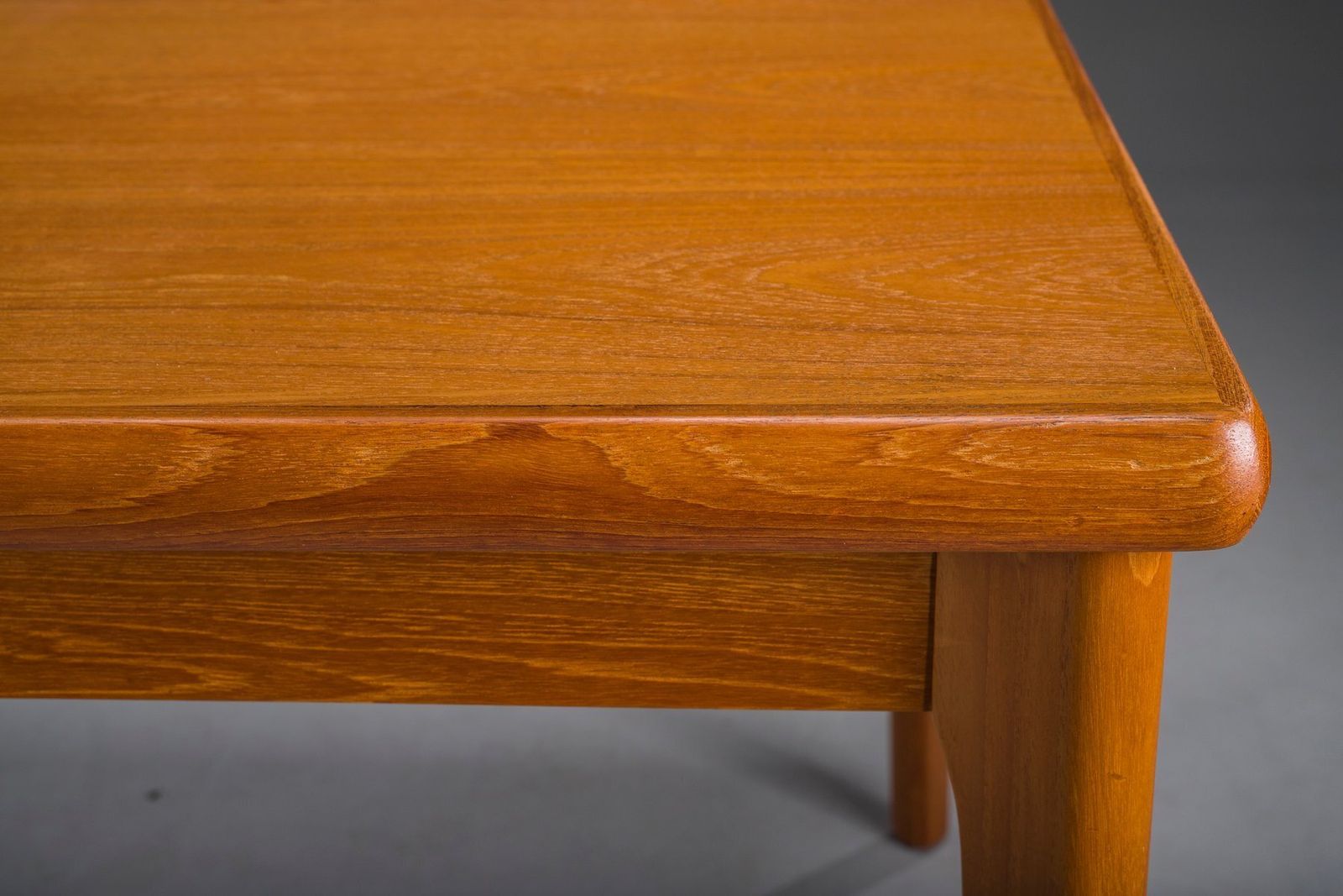 Furniture Danish Extendable Dining Table In Teak By Henning Kjærnulf For Vejle Møbelfabrik, 1960s photo
