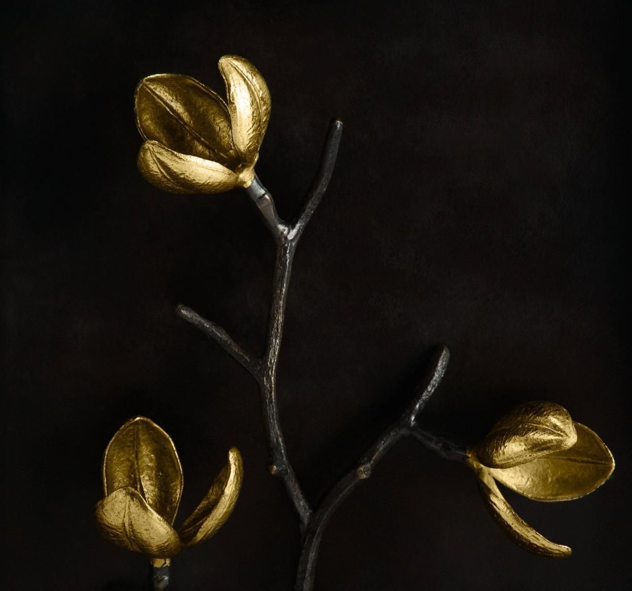 Pair Of Wild Pod Shadow Boxes In Brass And Aluminum, Limited Edition photo Art