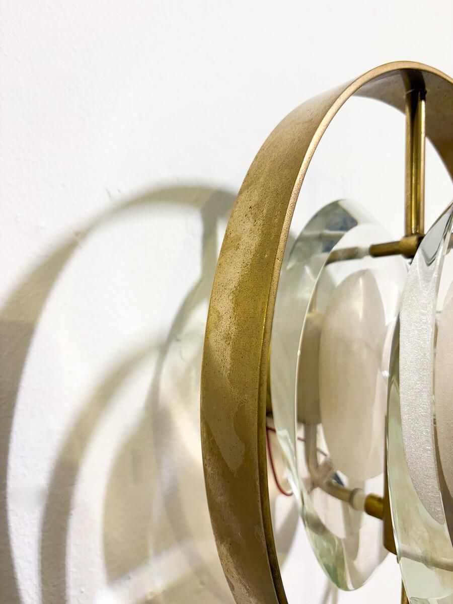 Pair Of Wall Lights Mod N°2240 By Max Ingrand For Fontana Arte, 1960s photo vinterior