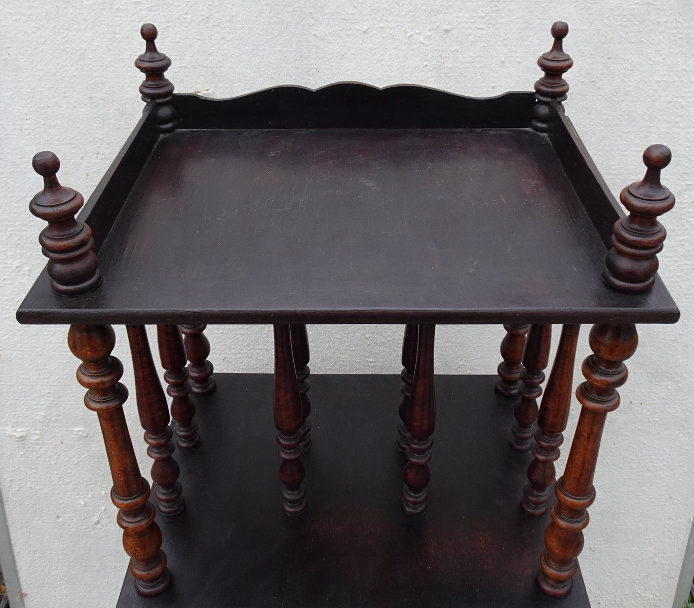 Antique Victorian Wooden Shelf, 1890s photo Furniture
