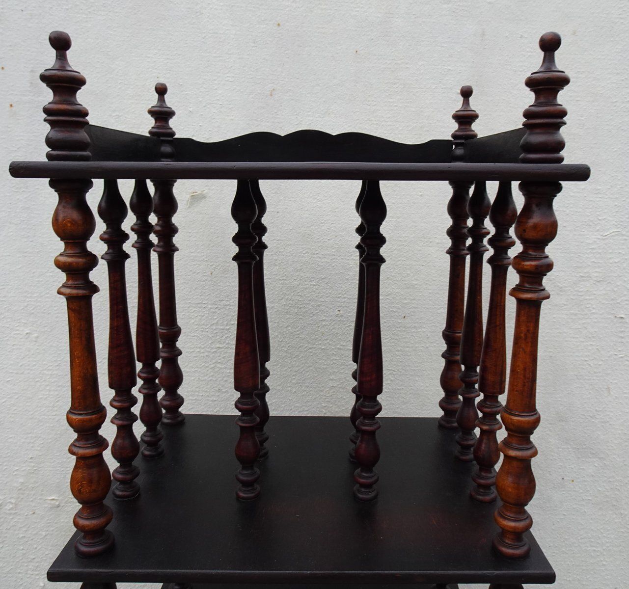 392.0 Antique Victorian Wooden Shelf, 1890s photo