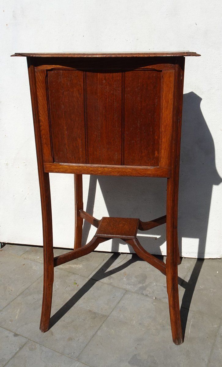 Art Nouveau Arts And Crafts Display Cabinet, 1890s photo vintage