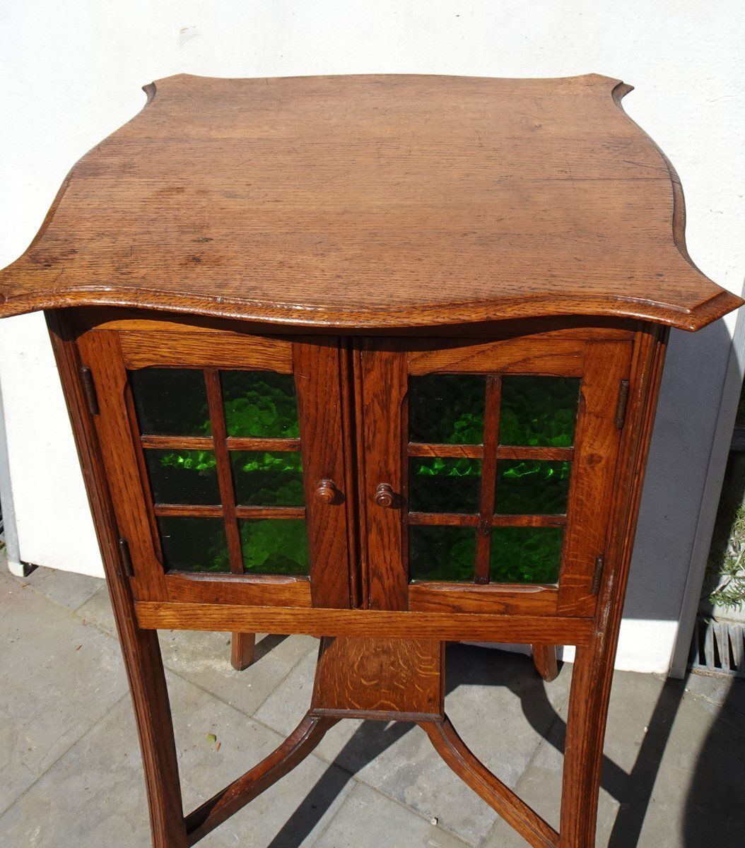 photo vinterior Art Nouveau Arts And Crafts Display Cabinet, 1890s