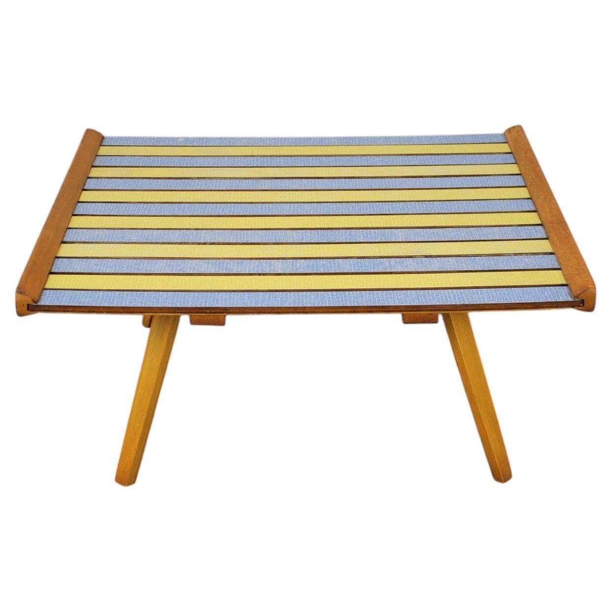 Mid-Century plantentafel of bijzettafel, Tsjecho-Slowakije, jaren 1970