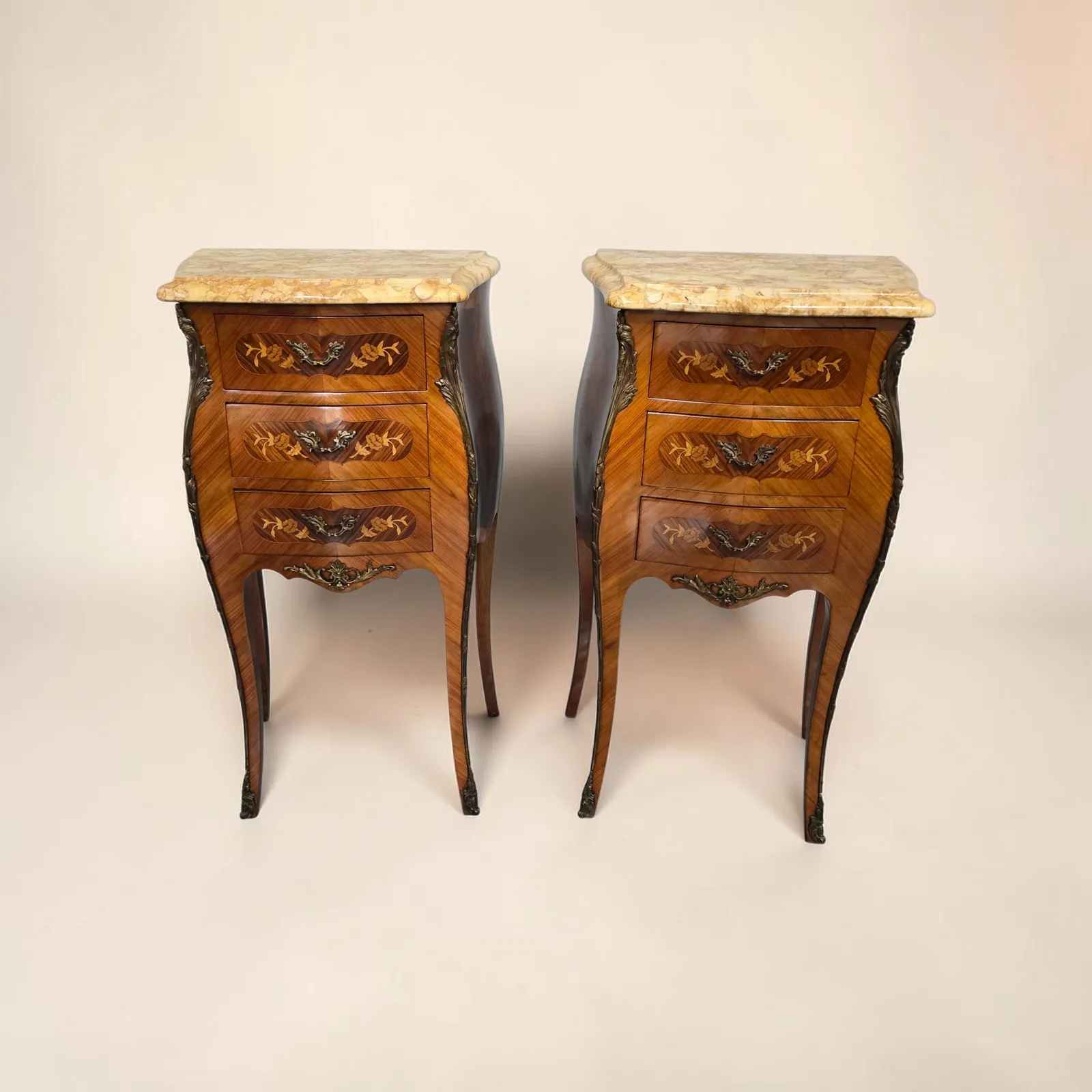 Top Quality Pair French Bedside Lamp Tables