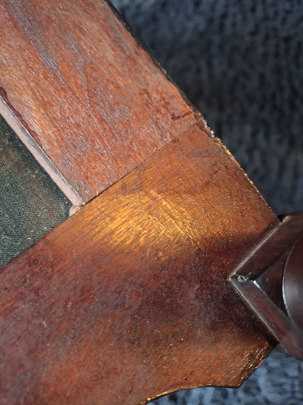 photo furniture Edwardian Mahogany Corner Chair   Thomas Sheraton Style Revival