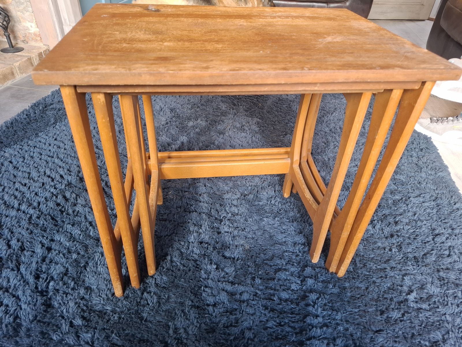 1970s Groovy Retro Shape Nest Of Tables photo buy