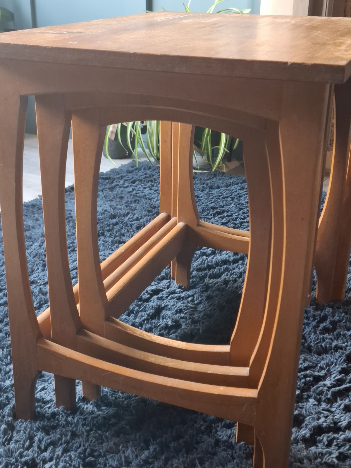 photo furniture 1970s Groovy Retro Shape Nest Of Tables
