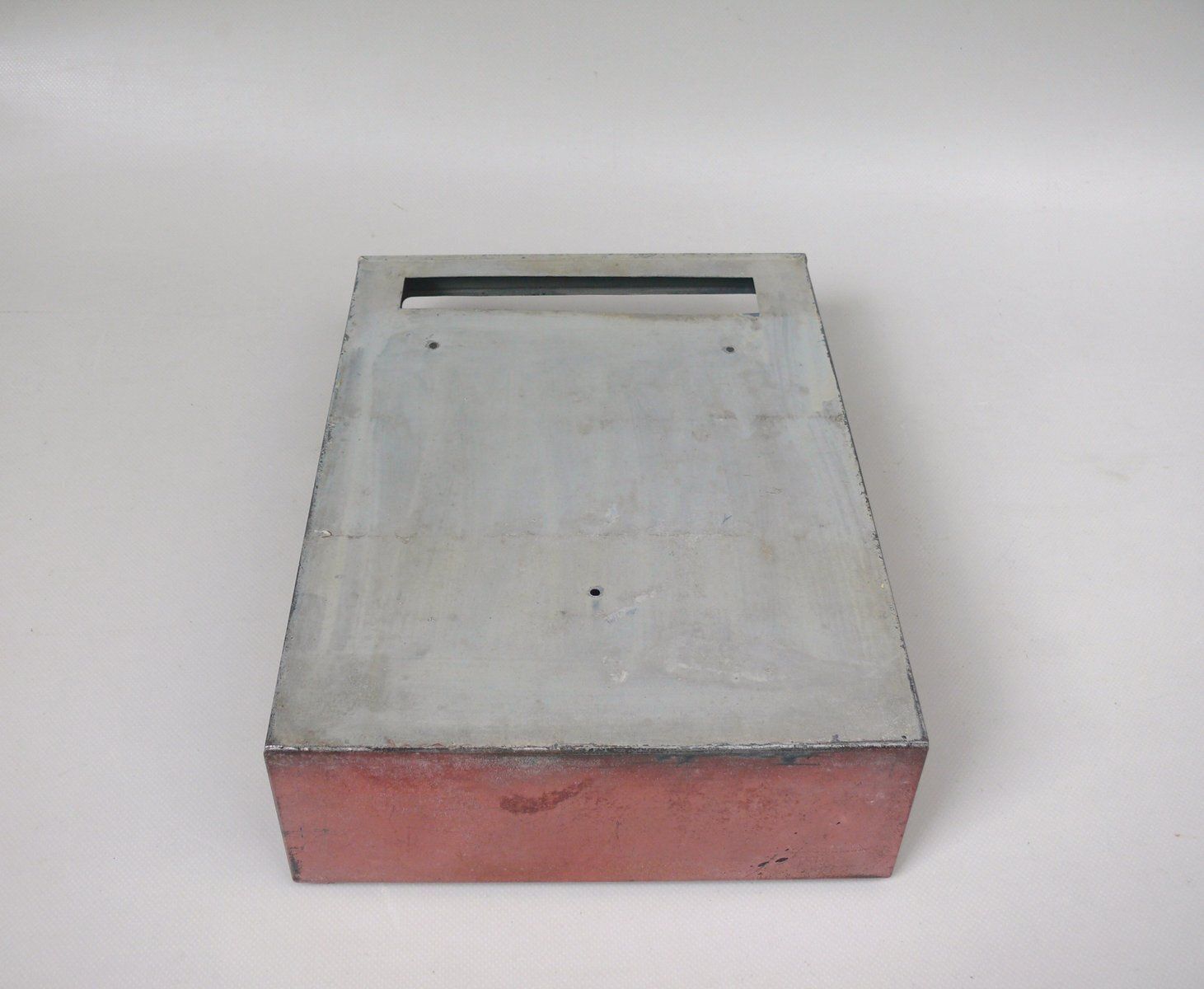 photo buy Art Nouveau German Mailbox With Key In Painted Metal, 1890s