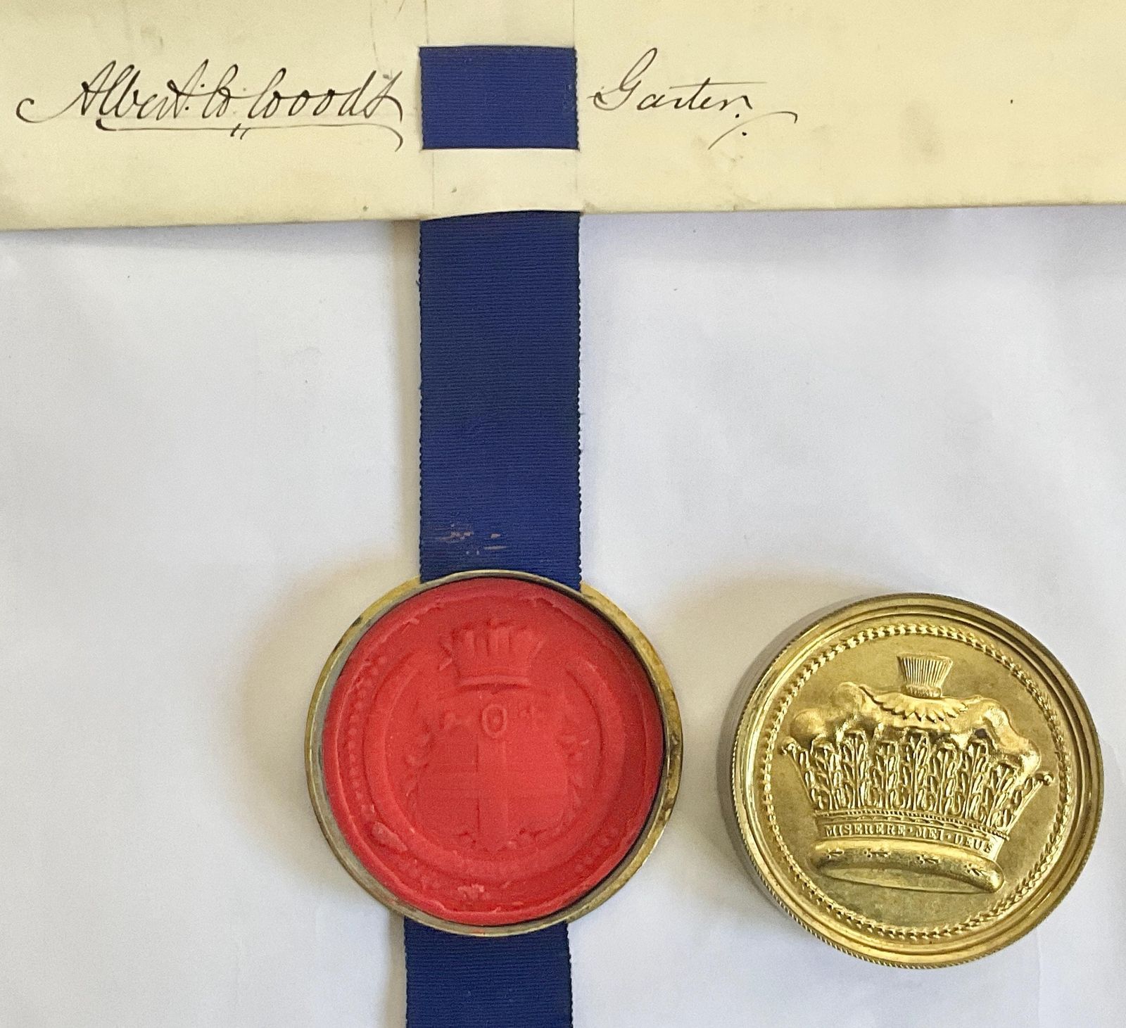 Spectacular 1873 Victorian Grant Of Arms Vellum Scroll – Hand Illuminated With Two Cased Wax Seals photo buy