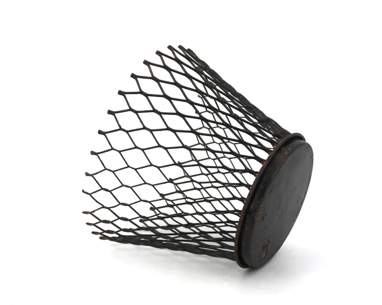 French Metal Planter, 1950s / Mathieu Matégot, Mid Century Modern, Display, Pot, Flower, Cactus photo for sale
