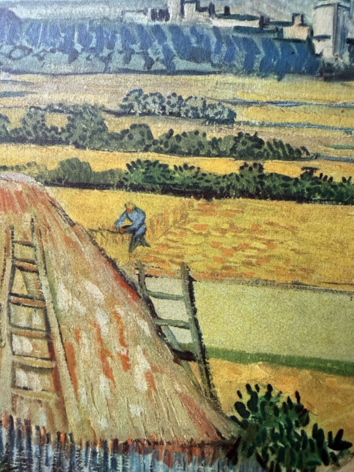 Athena Board Print Van Gogh The Harvest 70s Retro photo 110.0