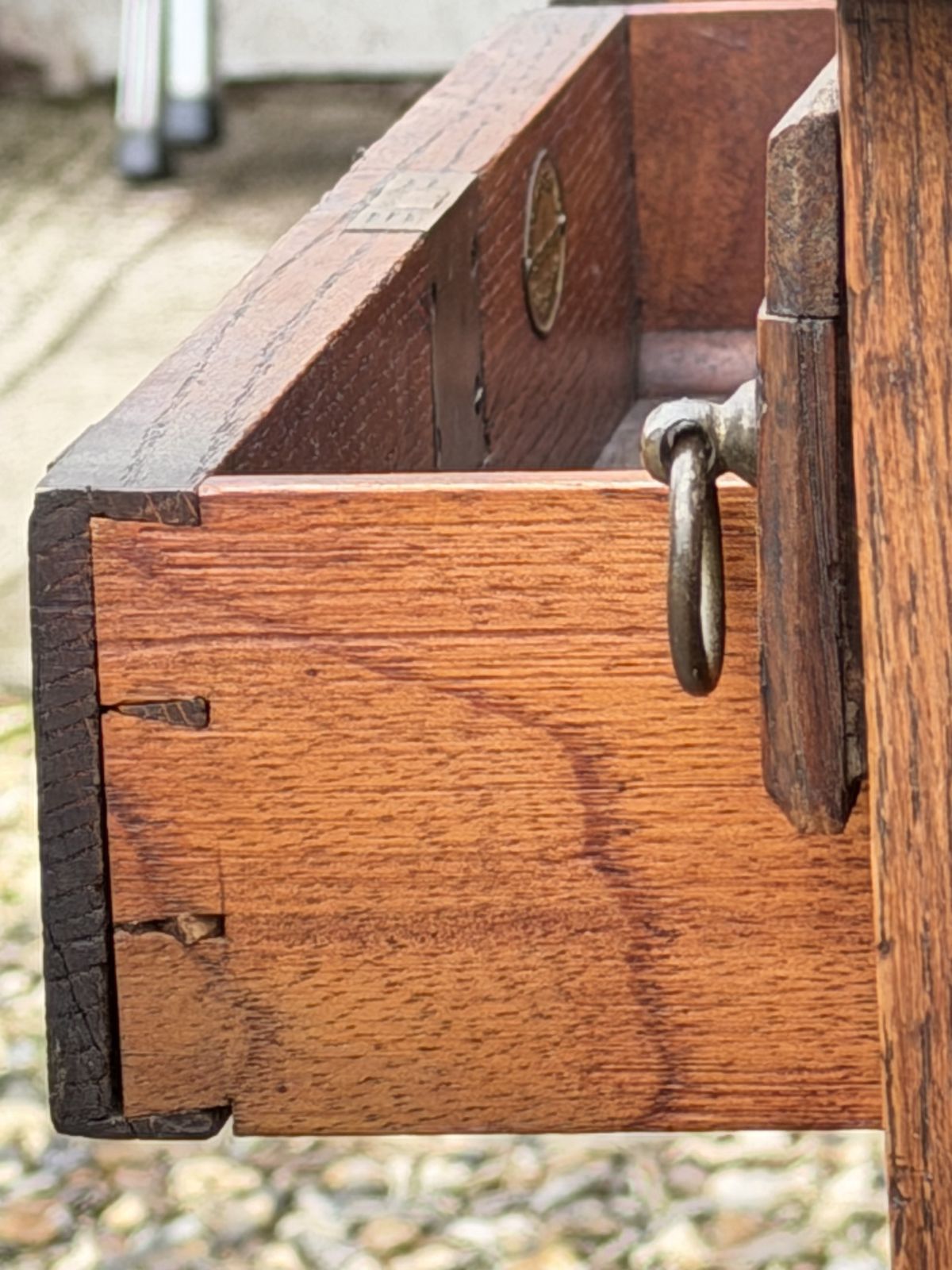 Late 19th Century Anglo Japanese Oak Writing Desk photo 1795.0